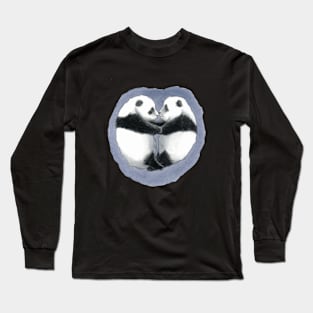 Panda Twins Forever Long Sleeve T-Shirt